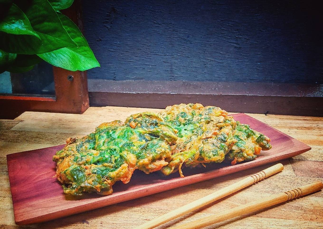 Hanya 2 bahan untuk Bakoana Bayam