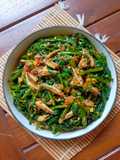 Balado Kangkung Teri