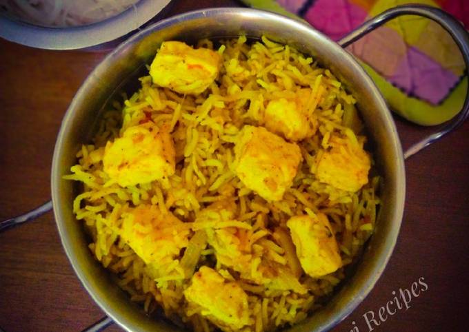 Paneer Biryani in pressure cooker Recipe by Eswari - Cookpad