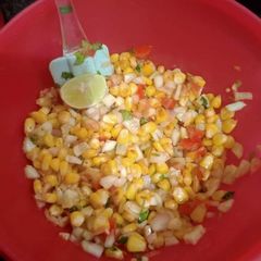 Corn chaat A picture of Corn chaat.