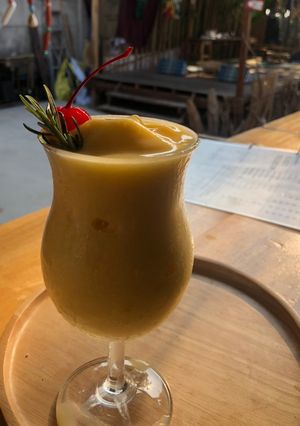 รูปของ Mango yogurt smoothie