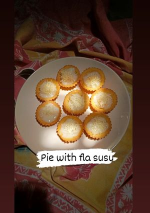 Foto resep Pie with fla susu keju