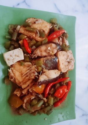 Foto resep Gulai ikan patin mix buncis tahu