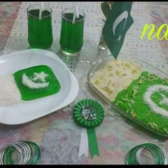 💐 coconut barfi and jelly flag A picture of 💐 coconut barfi and jelly flag.