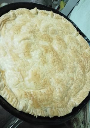 Una foto de Tarta de espinaca y pollo