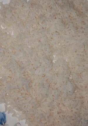 A picture of Boiled rice.