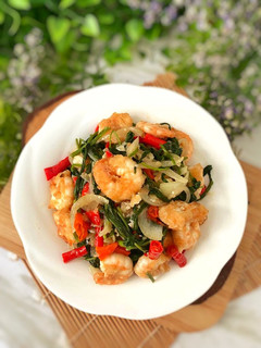 Foto resep Tumis Kangkung Udang