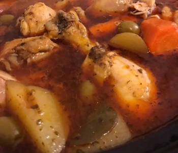 New Recipe Chicken stew Puerto Rican Pollo Guisado Crockpot version Delicious Steady