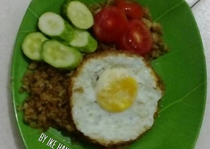 Cara Gampang Membuat nasi goreng saus tiram bacem bawang, Bisa Manjain Lidah