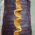 Torta naranja, chocolate y crema