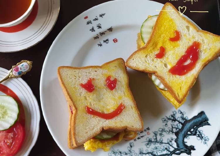 Resep Roti Sandwich Telur Simpel #68 Anti Gagal