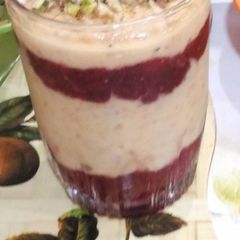 A picture of Carrot cashew parfait.