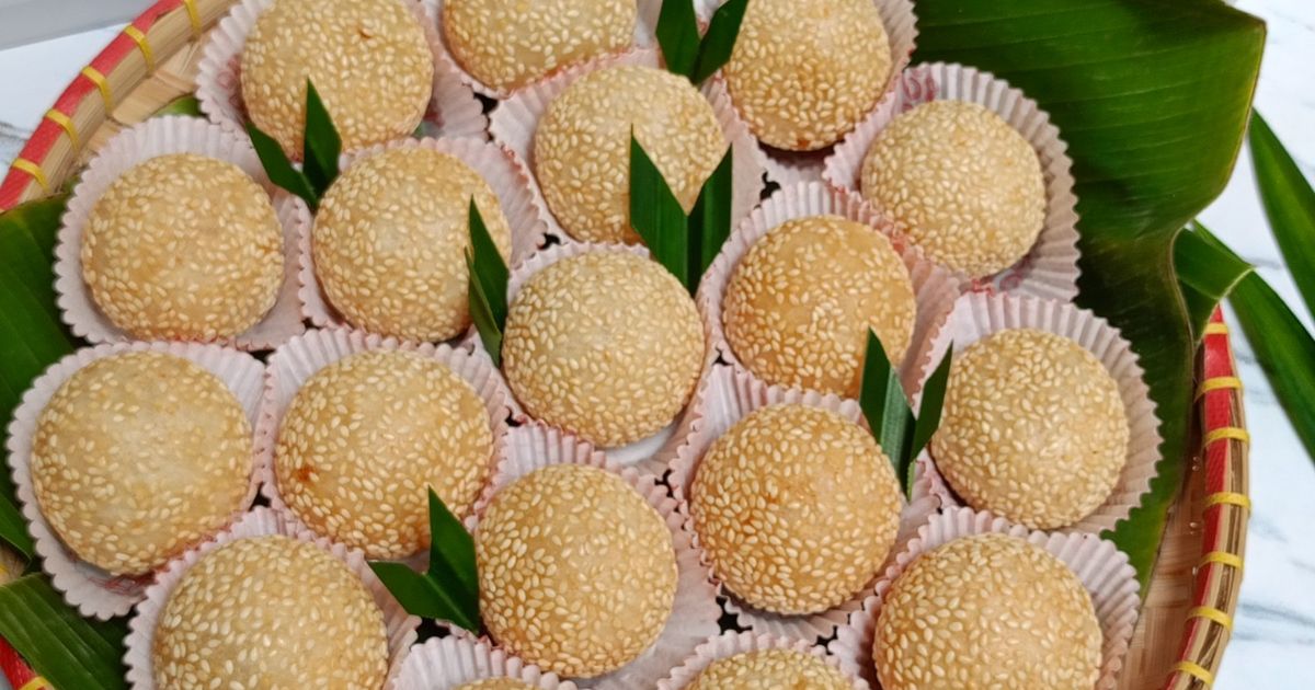 Onde-Onde isi Kacang Hijau Kupas