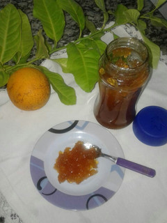 Una foto de Mermelada de naranja 🍊🍊🍊