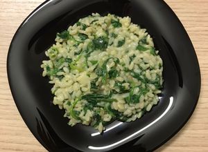 Foto di Risotto spinacini e mozzarella
