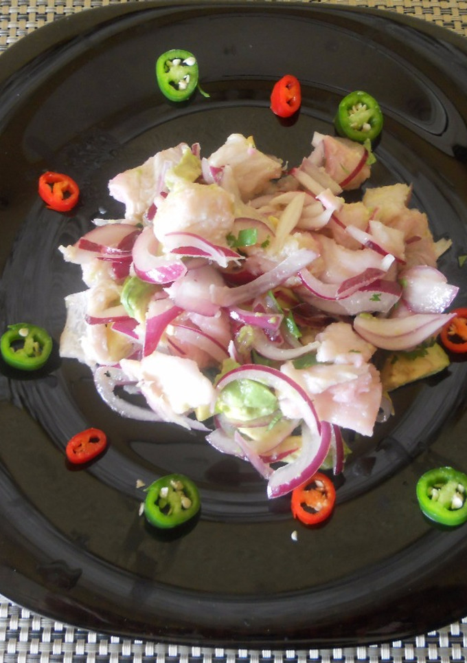 Una foto de Ceviche de pescado