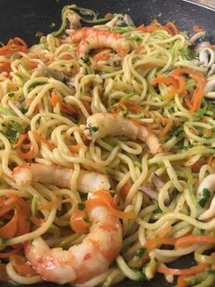 Una foto de Pasta marinera