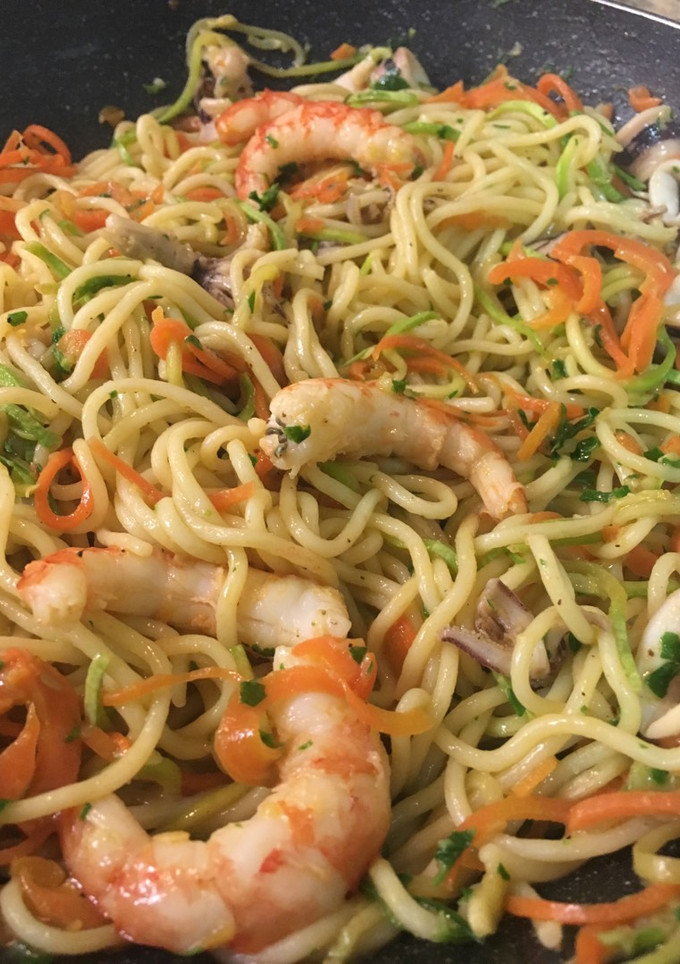 Una foto de Pasta marinera