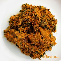 A picture of Egusi soup.