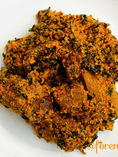 A picture of Egusi soup.