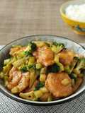 Broccoli and Chicken Breast with Butter Soy Sauce Stir-Fry