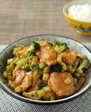 Broccoli and Chicken Breast with Butter Soy Sauce Stir-Fry
