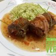 Envoltini de Carne con Arroz Verde