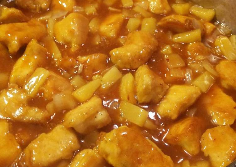 Steps to Make Speedy Sweet and Sour Chicken