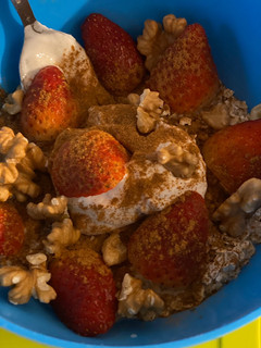 Una foto de Desayuno sano, rico pre y post entreno, inmune