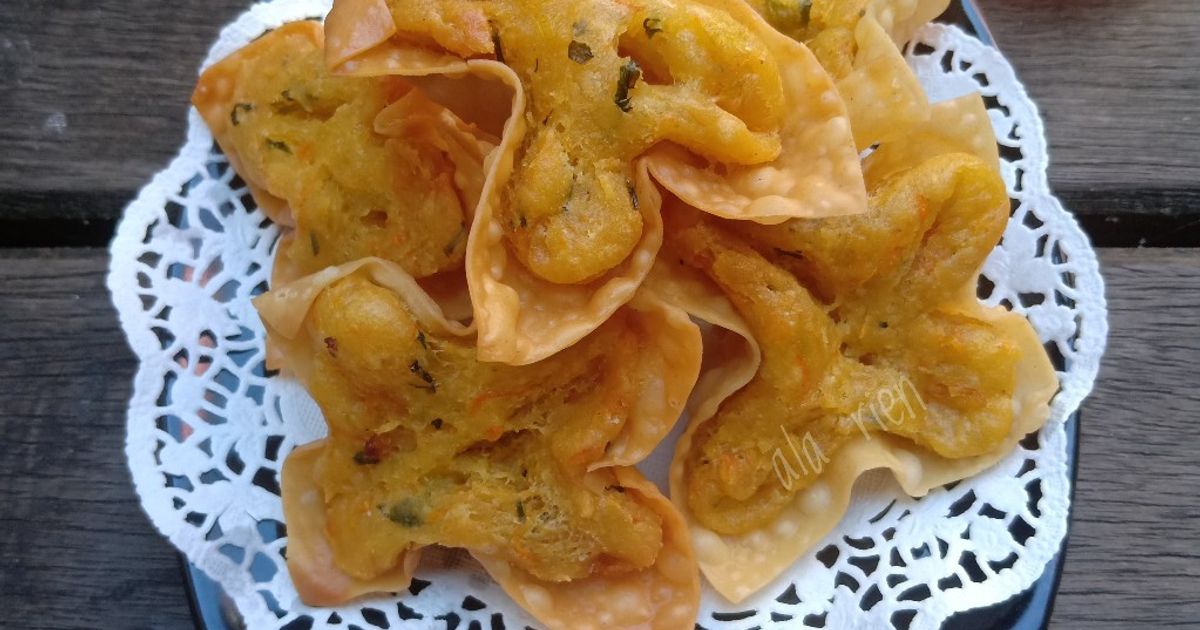 Gorengan/Pangsit Goreng Wortel Pendamping Bakso/Bakwan
