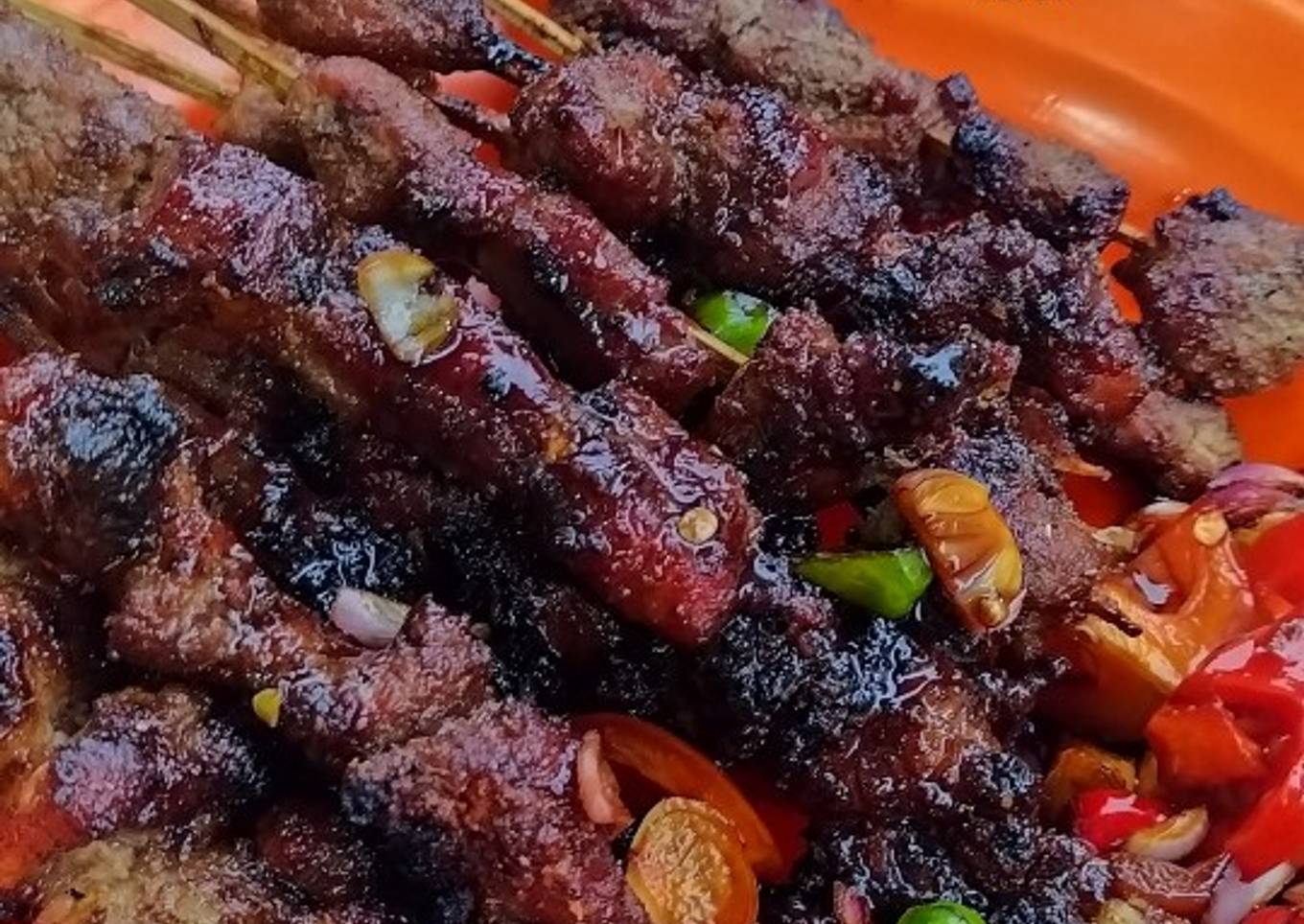 Sate daging Idul Adha