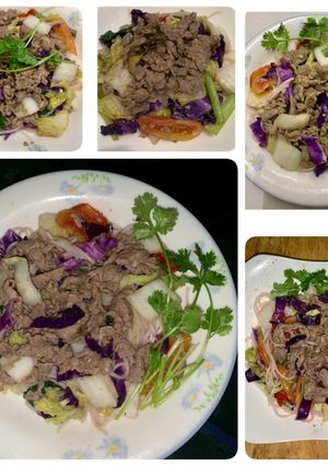 Hình của món Phở khô Gia Lai xào bòTối muộn, phải nghĩ làm món nào cho nhanh, gọn, lẹ... mà đủ chất cho cả nhà.