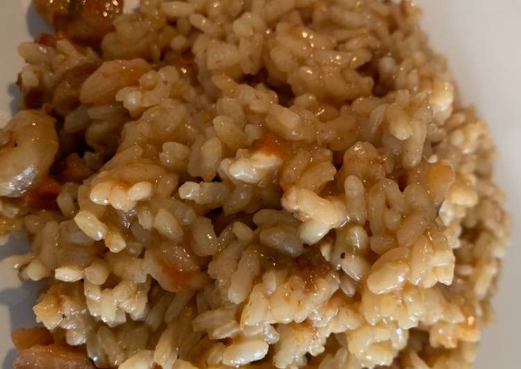 Arroz con gambitas🍤🍤