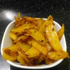 A picture of Jeera aloo.