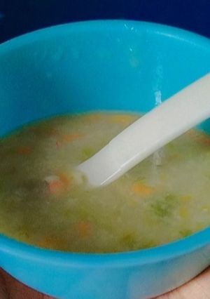 Foto resep MPASI Soup Wortel Udang Ikan Karang