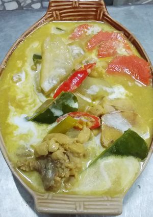 รูปของ ไก่ต้มกะทิสะตอฟักเขียว
