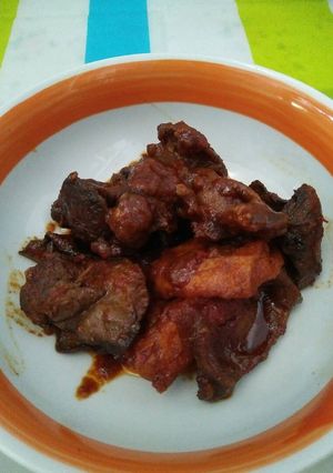 Foto resep Bali ati ampela ayam dan tahu