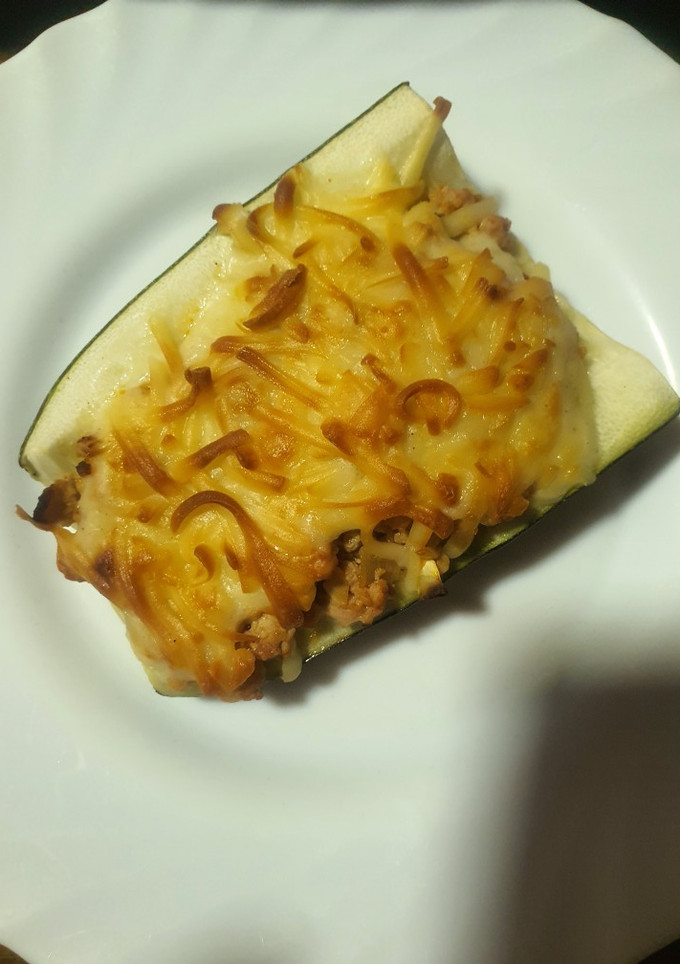 Una foto de Calabacín relleno