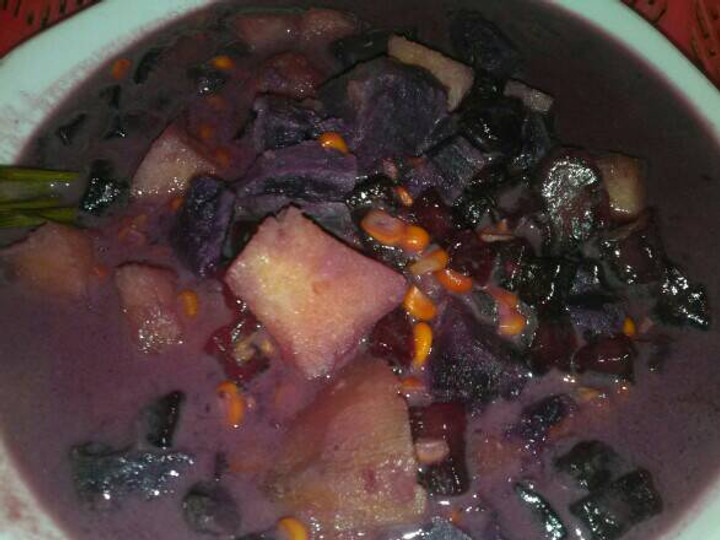 Resep Kolak ubi ungu &amp;amp; cendol 25, Enak Banget