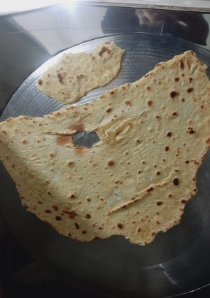 عکسی از دستور نان لواش