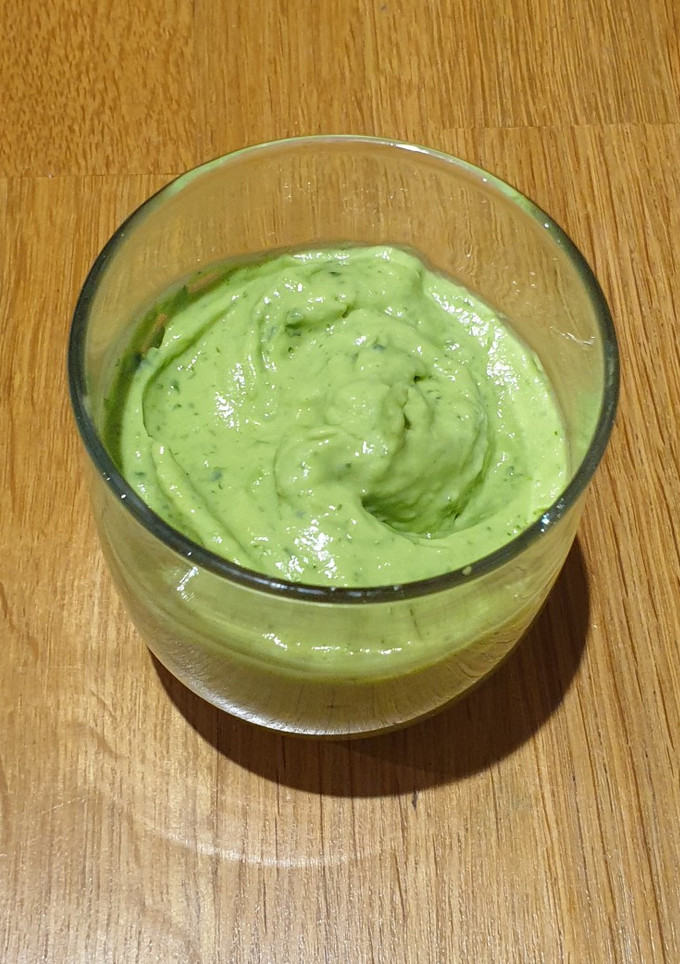Una foto de Vinagreta de aguacate