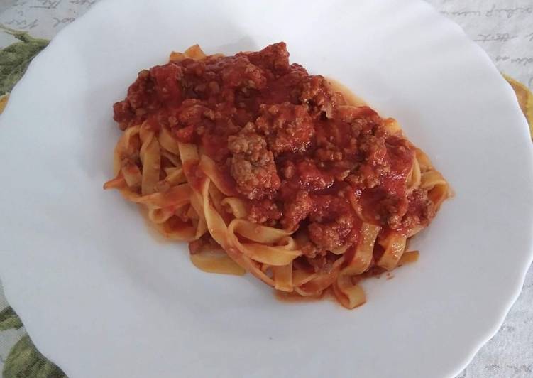 Tagliatelle alla bolognese