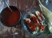 Una foto de tamales de frijol