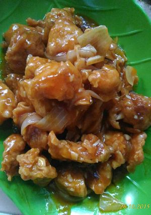 Foto resep ayam crispy saus asam manis 