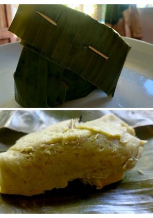 Foto resep Snack MPASI 10m+ Borongko Pisang pandan