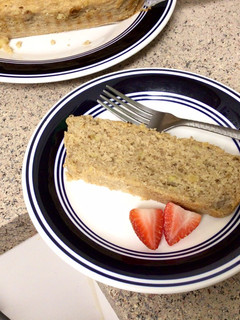 A picture of Eggless Banana Bread 🍞 🍌.