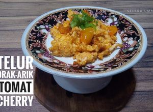 Foto resep Telur Orak-Arik Tomat Cherry