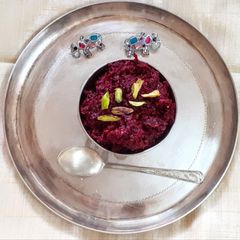 A picture of Beetroot Halwa.