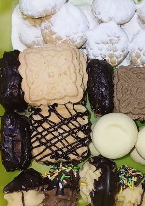 صورة لوصفة بسكوت العيد