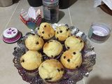 Magdalenas con pepitas de chocolate